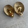 Vintage French Enamel Clip on Earrings Image 2