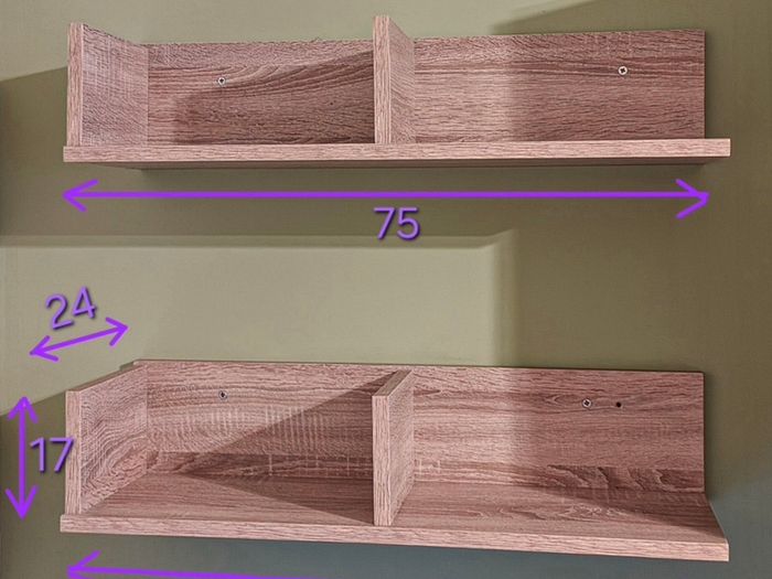 Wall shelves