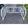 Cart Wheel Bench With Tractor Seats KAS1360 Image 4
