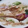 Vintage Weatherby Hanley Royal Falcon Ware Pheasants Oval Serving Plate Image 3
