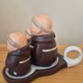 Vintage Friar Tuck Condiment Set Image 5