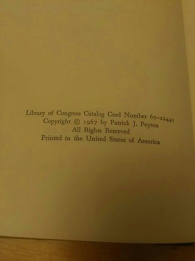 First edition of 'All for Her' the autobiography of Father Patrick Peyton CSC