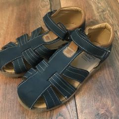 Bluezoo boys navy sandals size 11 junior