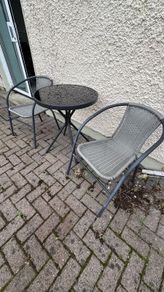 Garden table and chairs