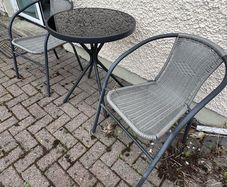 Garden table and chairs