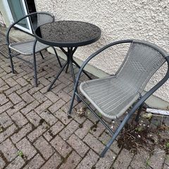 Garden table and chairs