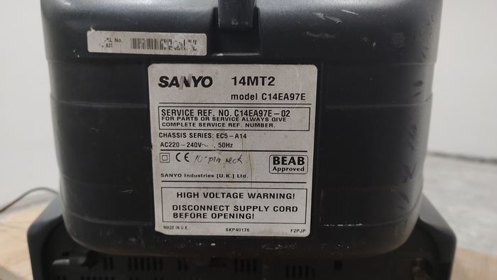 Sanyo 14 Inch CRT TV Television