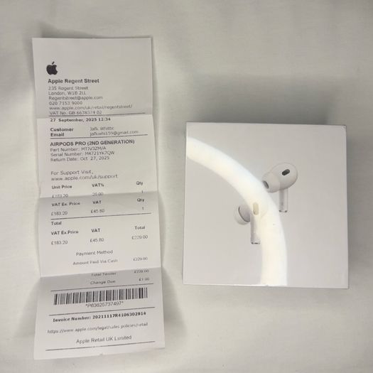 Apple AirPods Pro 2 (2nd Gen) Wireless Earbuds USB-C Brand New Sealed + Receipt!