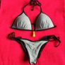Grey Ruched bum Bikini, size M Image 5