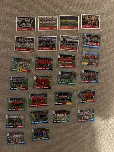 Panini World Cup Tin, Stickers 350 and 6 Coke Stickers