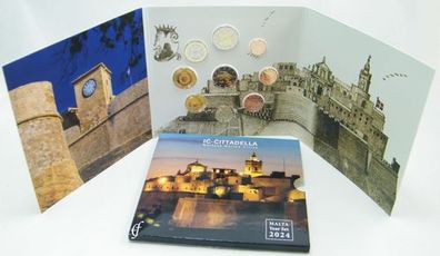 2024 Malta Euro Coin Set. 9 coins. 5.88 Euro. BU