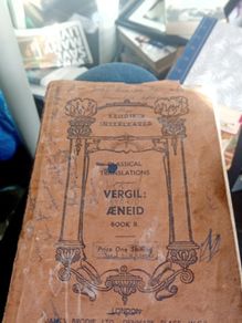 Vintage Book Vergil Aenid 2