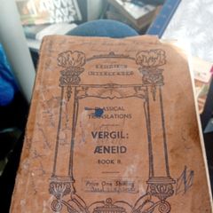 Vintage Book Vergil Aenid 2