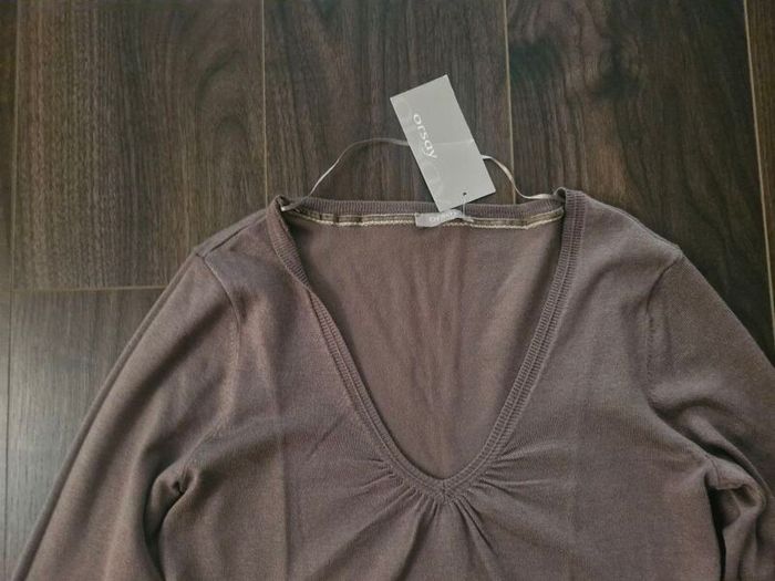 Orsay light jumper size M taupe