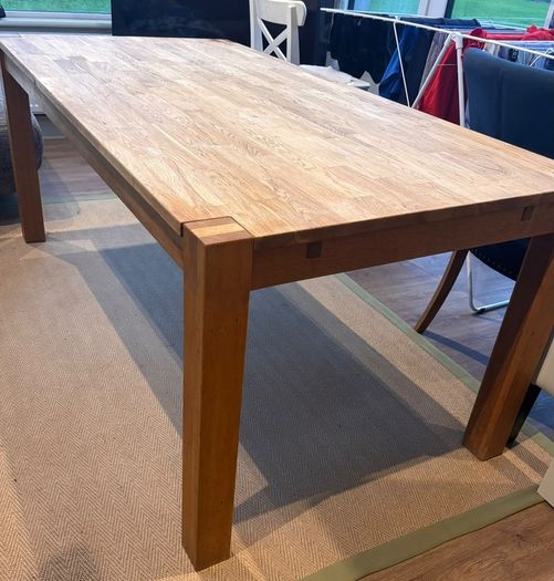 Dinner Table with Extensions - Oak