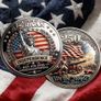 Coin for the 250th Anniversary of the United States Independence (1776-2026), new. Image 3