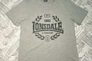 Lonsdale Mens Short Sleeve T-Shirt Size 2XL Grey Marl