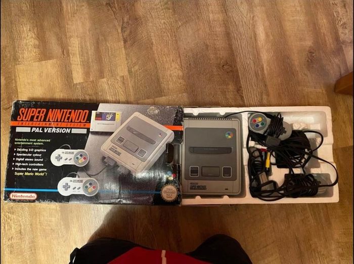 original Super Nintendo bundle with 10 games