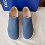 Birkingstock barrie slip ons Size 5 eu 38 blue canvas brand new boxed Image 3