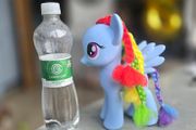 8 inch Rainbow Dash Styling Large braided Hair Brushable 2013 HTF MLP G4 My Little Pony
