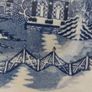 Lovely Blue and White Transferware Willow Pattern Lidless Open Vegetable Dish, Unknown Maker, Most Likely Staffordshire Made Image 7