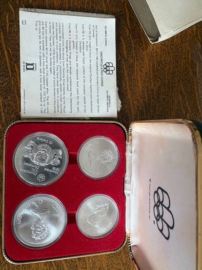 1976 Montreal Olympic Sterling Silver Coin Collection