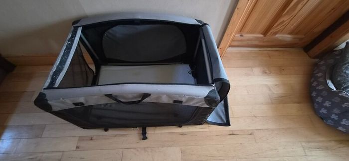 dog carrier and bed