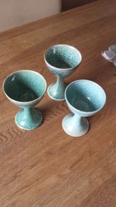 Louis mulcahy pottery goblets