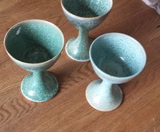 Louis mulcahy pottery goblets