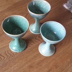 Louis mulcahy pottery goblets