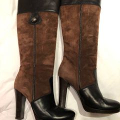 Miss Sixty Knee High Leather & Suede Boots