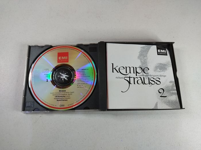 Kempe Conducts Strauss 3-cd Box Emi Cms 7 64346 2