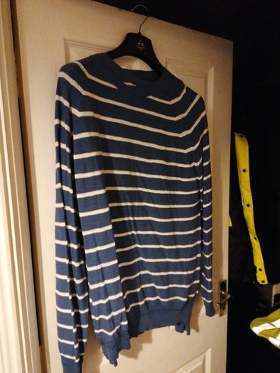 Brand New Denim Crew Stripe Jumper