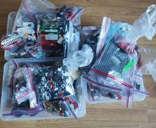10kg organised Lego