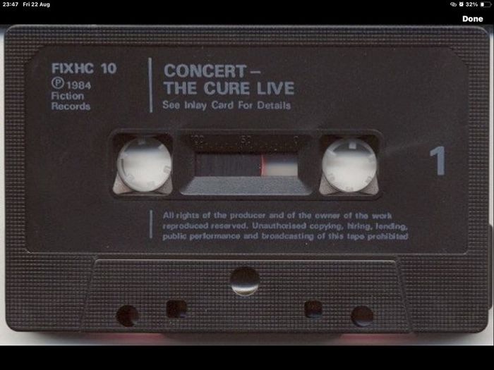the cure // concert and curiosity