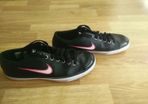 Nike Black Runners with Pink Tick