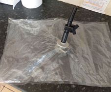 Storm guard chimney inflatable bag