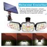 LED Solar Lights for Outdoor Use with Motion Sensor and Remote Control Image 3