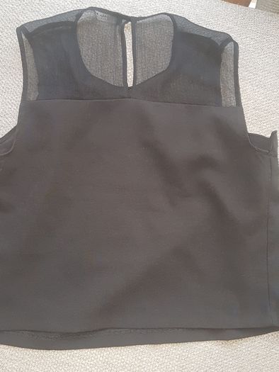 Zara ladies size xs / uk8 black top