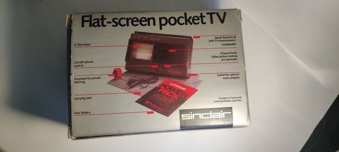 SINCLAIR Mini Portable TV - Vintage