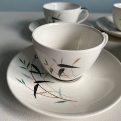 Beautiful royal Doulton Bamboo coffee set for four