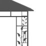 Gazebo with Mosquito Net and String Lights 3x3x2.73 m Anthracite 180 g/sq.m Image 7