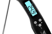 Meat Thermometer, Instant Read Cooking Thermometer, Digital Food Thermometer, Backlight LCD Screen Foldable Long Probe &amp; Auto On/Off, Perfect for Kitchen Cooking, BBQ, Water,Meat, Milk MULTIPLE COLOURS AVAILABLE (FREE POSTAGE)