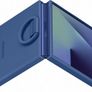 Samsung Silicone Case with Ring Folding Silicone Case with Ring for Galaxy Z Flip7, Blue,original Image 4