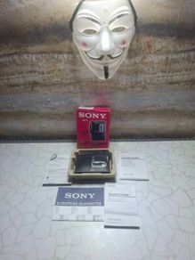 Sony TCM-323 Cassette Corder boxed Tape Recording Walkman Tested Working