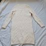 Lacoste alpaca wool Knitted long jumper Size 10 eu 38 cream in new condition Image 2
