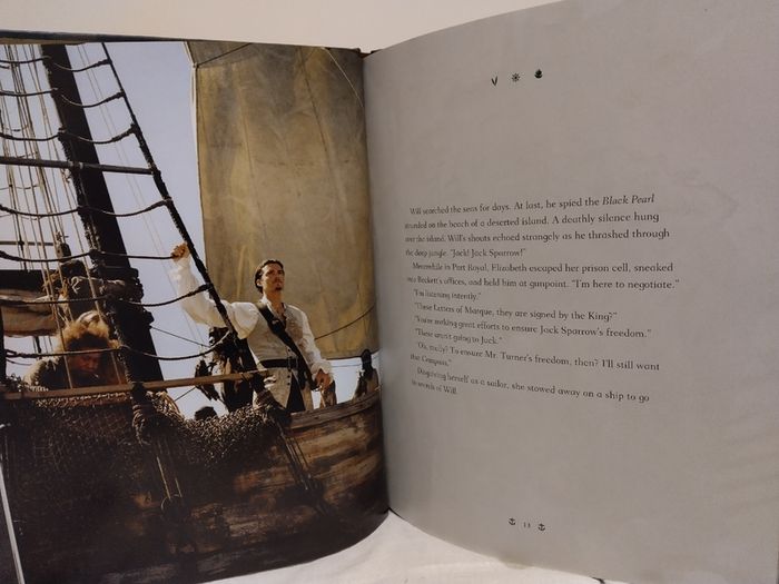 Pirates Of The Caribbean Hardback Book & Cd