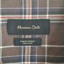mens MASSIMO DUTTI check shirt brown tartan 100% cotton Size XXL double extra large Image 6