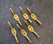 Brass Cleat Hooks Roman Blind & Curtain Cords