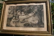 Antique Framed Print 17" x 12"